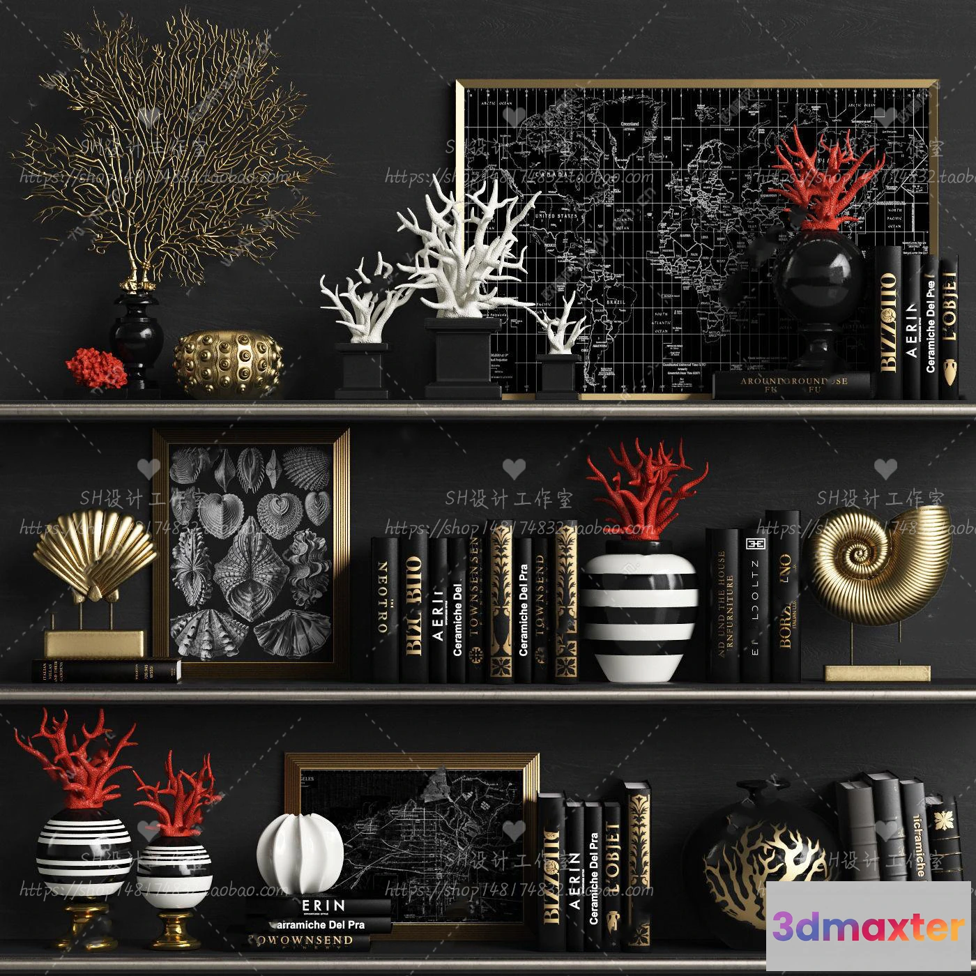 1131812 - Decorative Sets - 3D Models - 0168