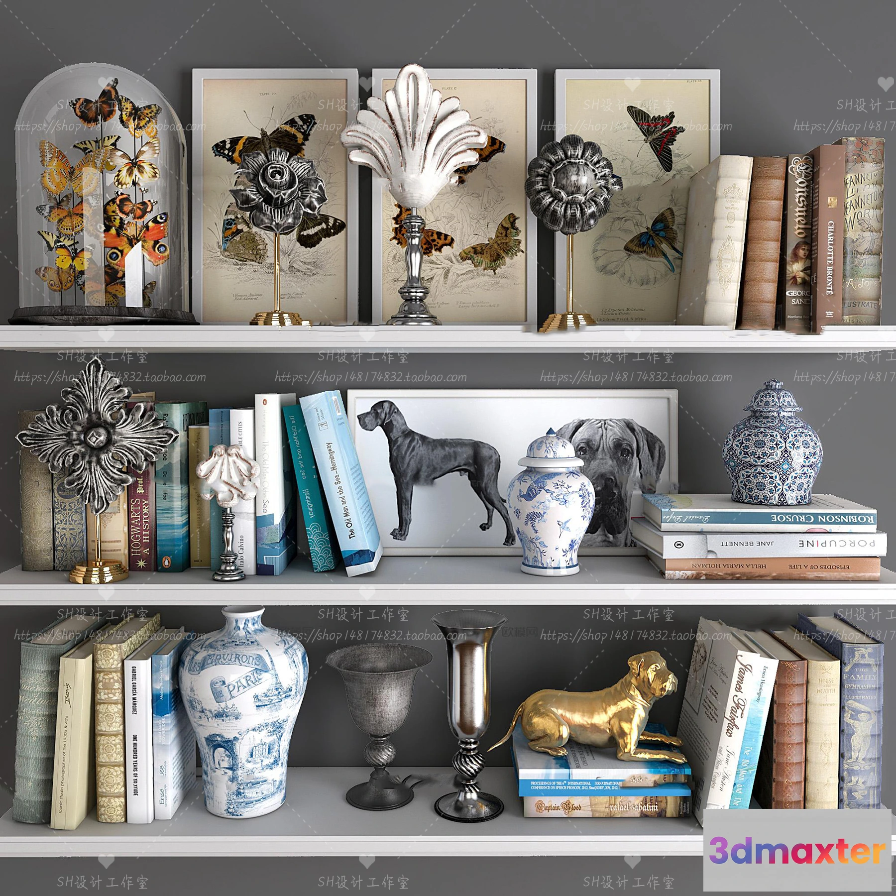 1131898 - Decorative Sets - 3D Models - 0211