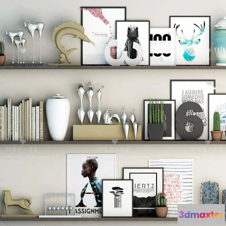 1131924 - Decorative Sets - 3D Models - 0224