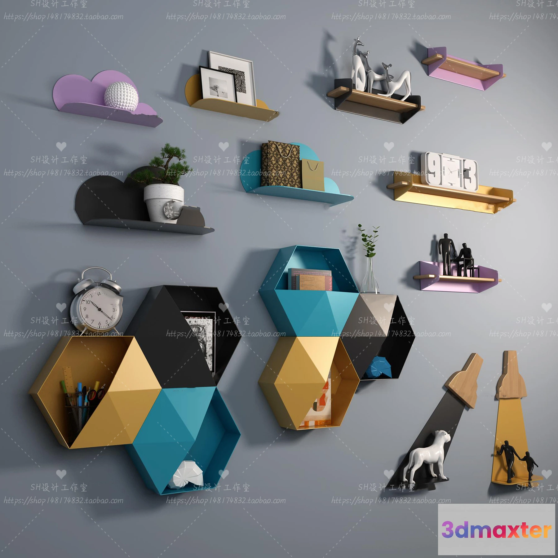 1131944 - Decorative Sets - 3D Models - 0234