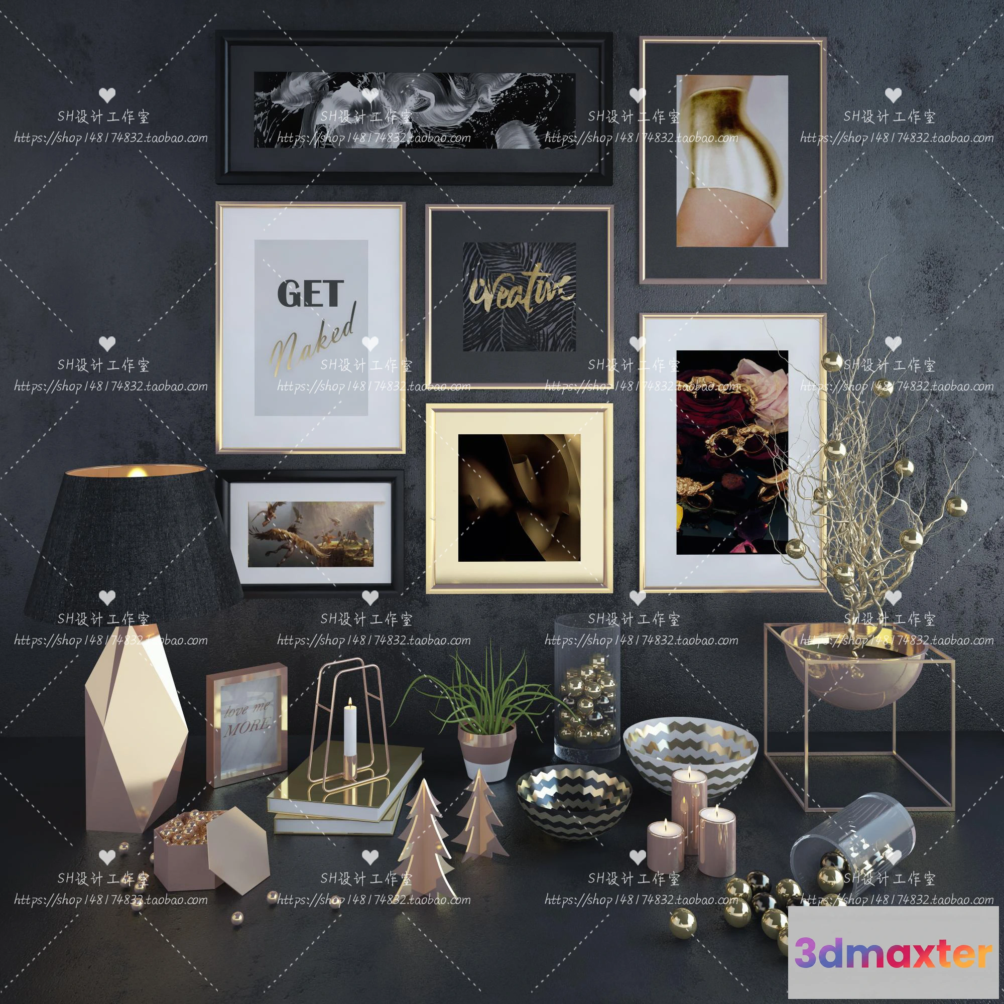 1132036 - Decorative Sets - 3D Models - 0280