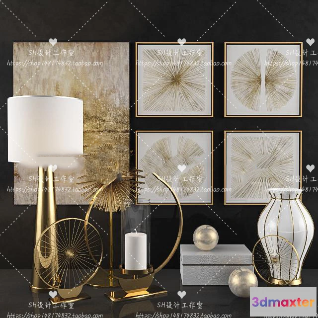 1132120 - Decorative Sets - 3D Models - 0322