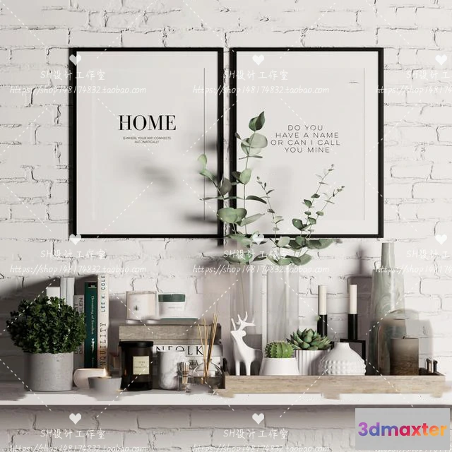 1132166 - Decorative Sets - 3D Models - 0345