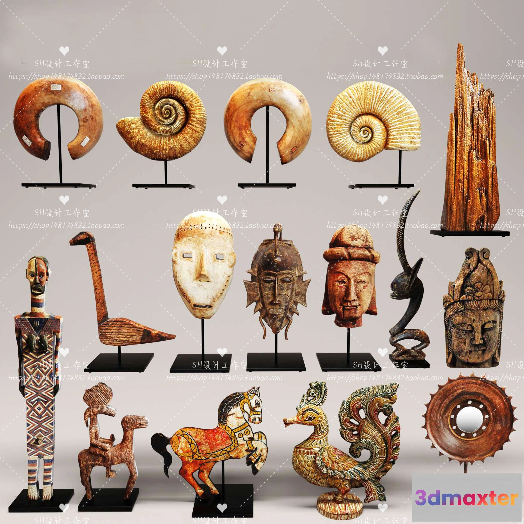 1132188 - Decorative Sets - 3D Models - 0356