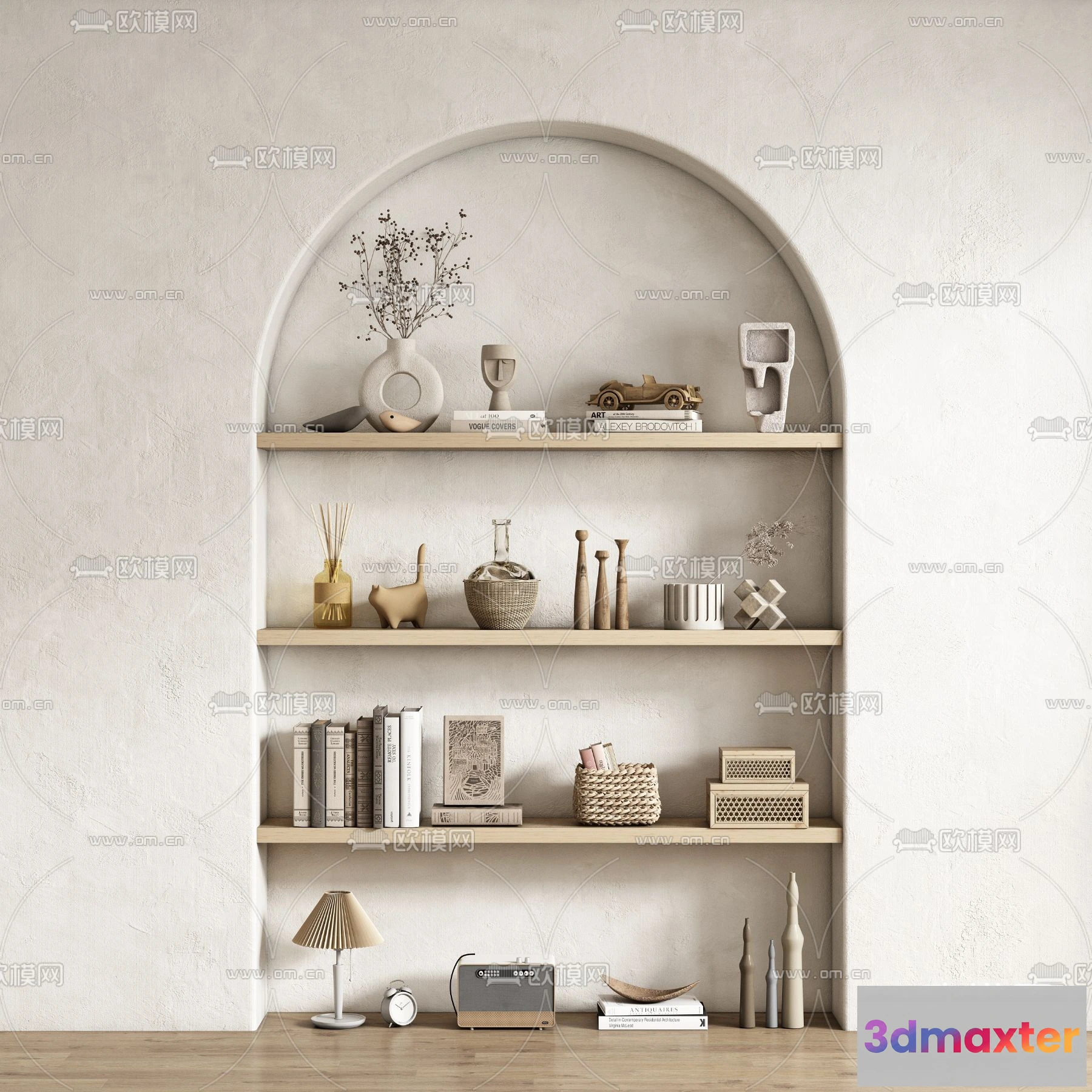 1163120 - WABI SABI STYLE 3D MODELS - DECOR SETS - 0019