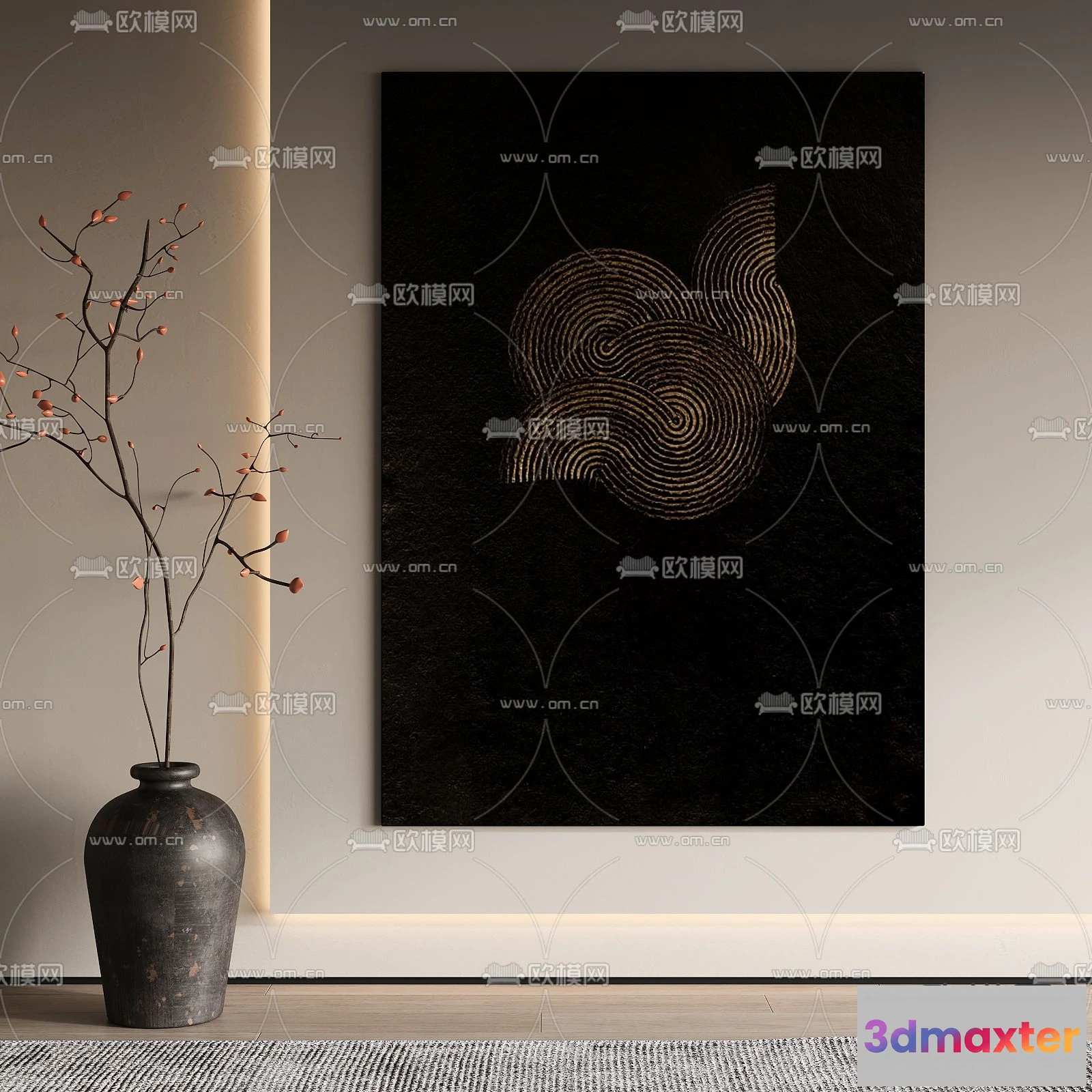 1163132 - WABI SABI STYLE 3D MODELS - DECOR SETS - 0025