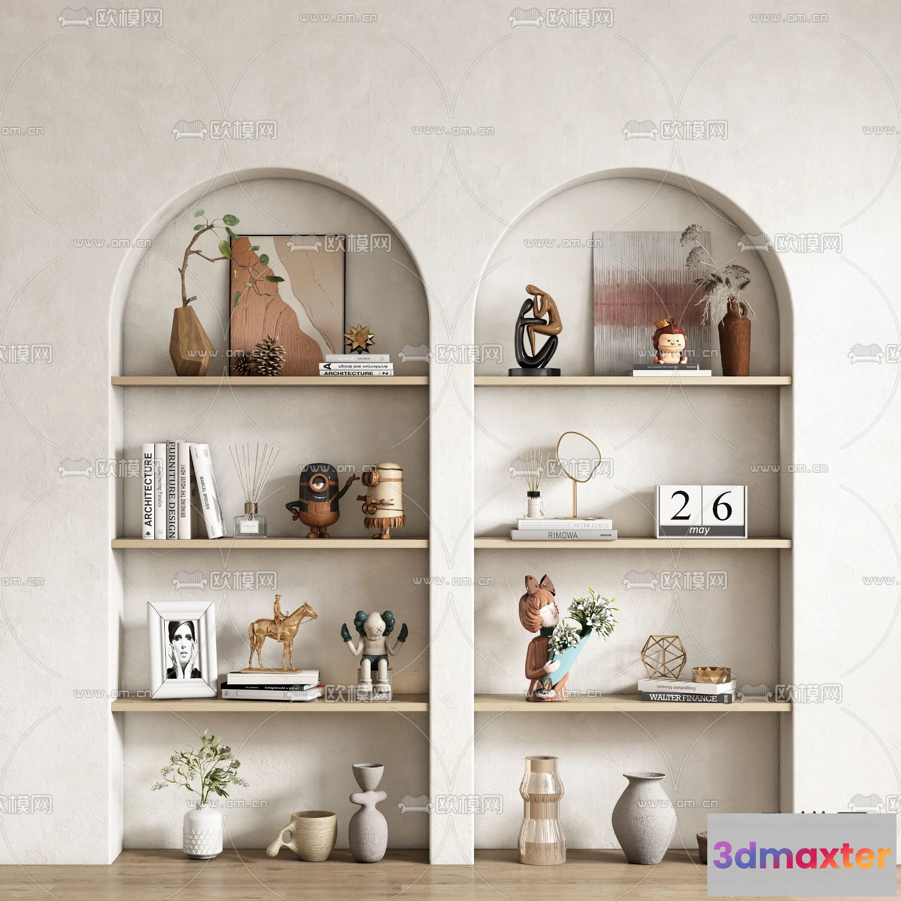 1163146 - WABI SABI STYLE 3D MODELS - DECOR SETS - 0032