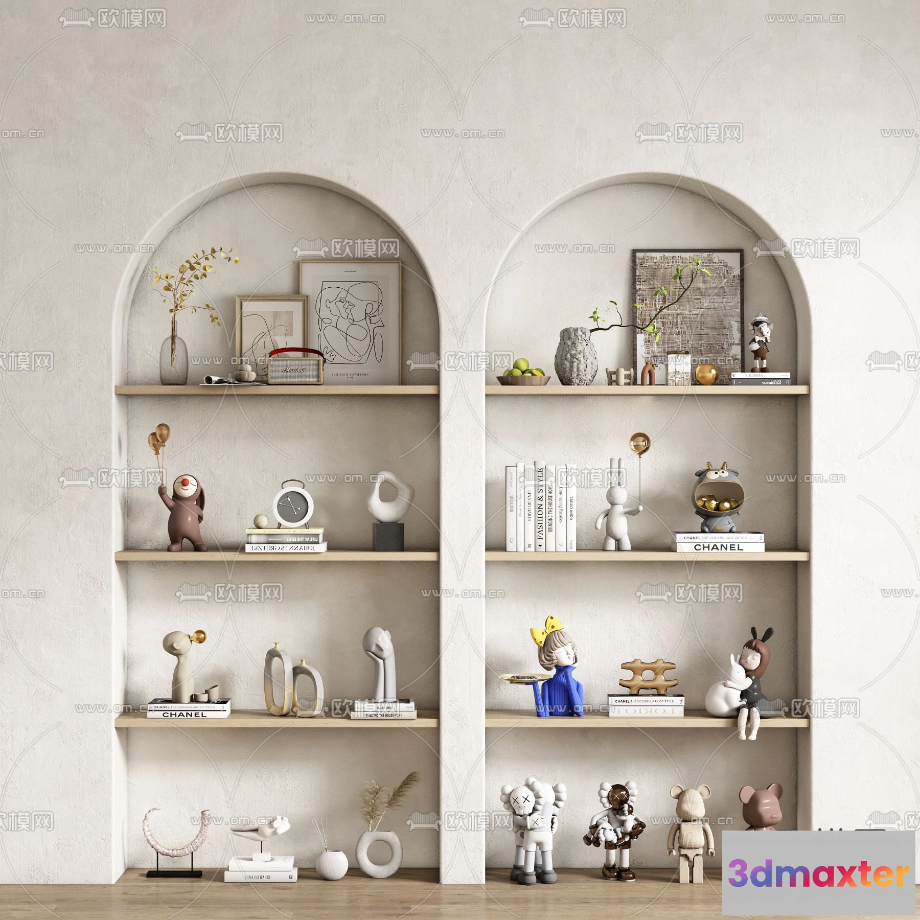 1163148 - WABI SABI STYLE 3D MODELS - DECOR SETS - 0033