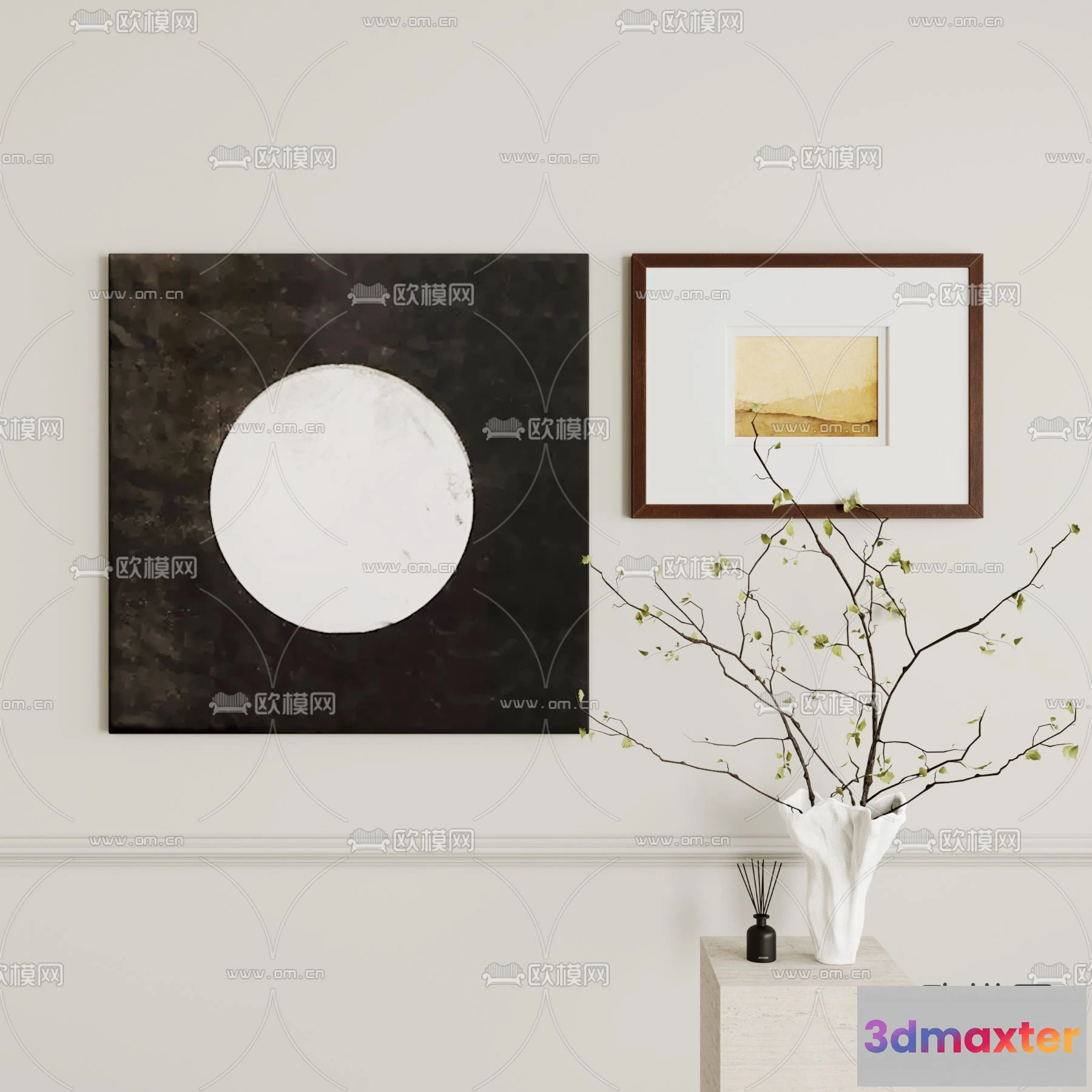 1163158 - WABI SABI STYLE 3D MODELS - DECOR SETS - 0038