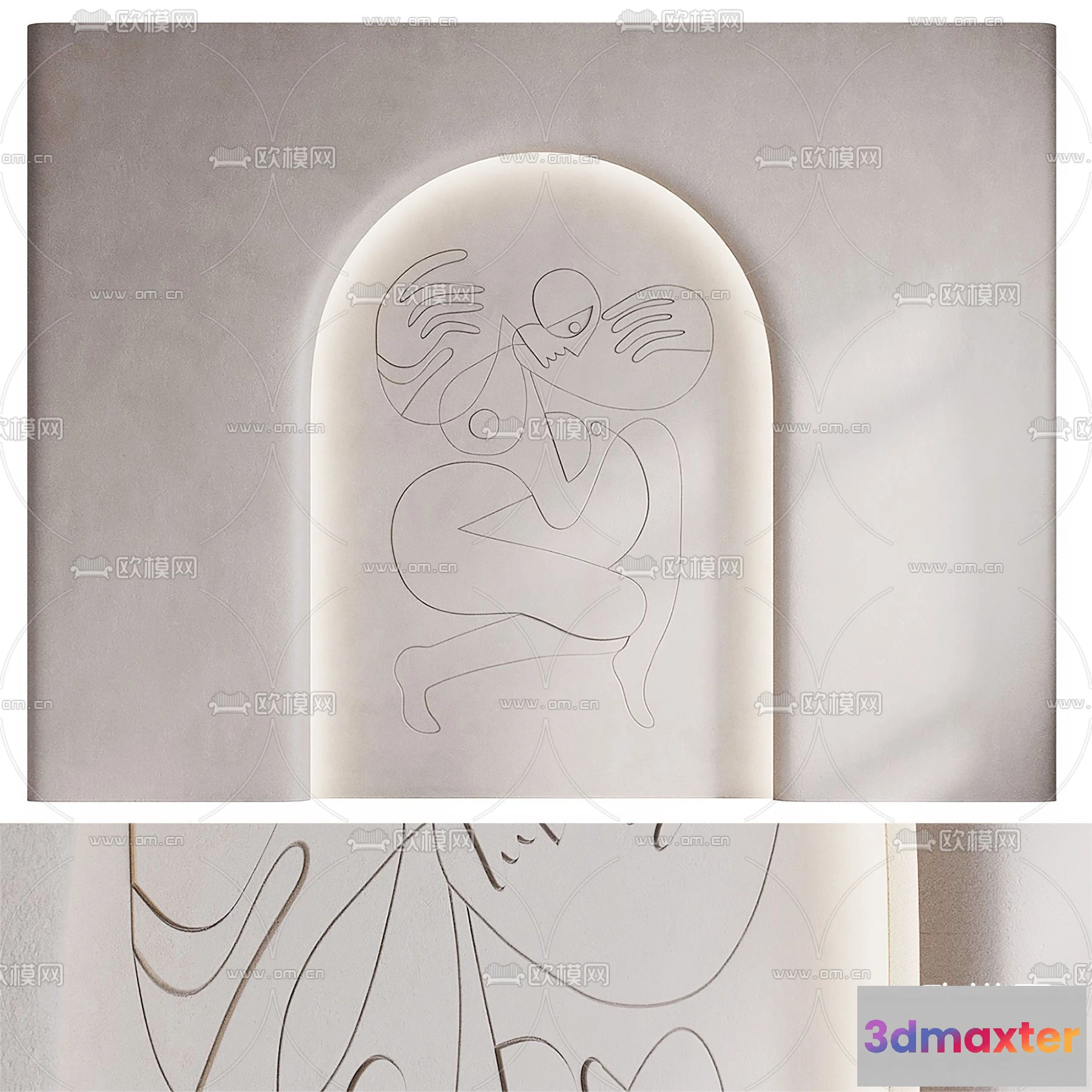 1163196 - WABI SABI STYLE 3D MODELS - DECOR SETS - 0057