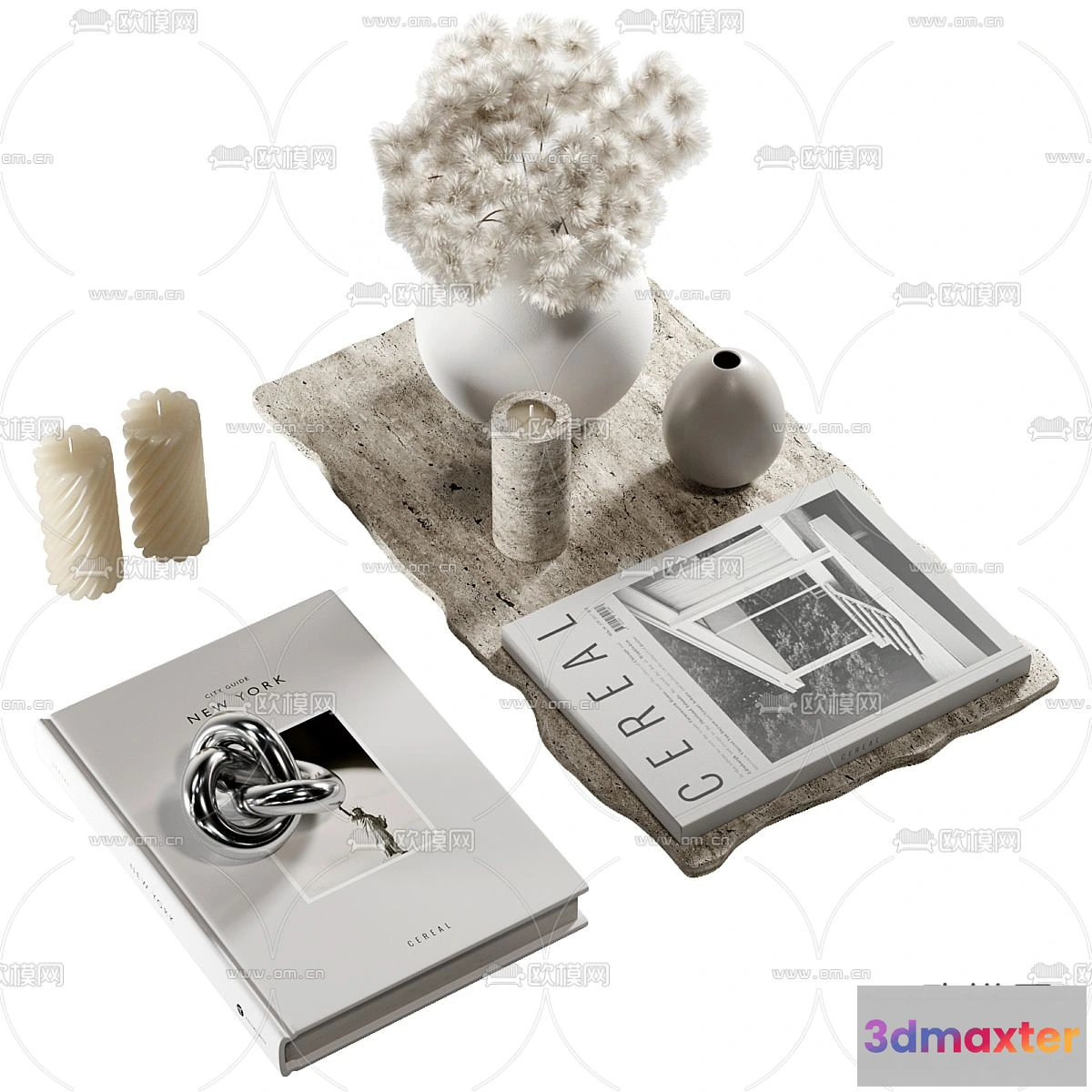 1163198 - WABI SABI STYLE 3D MODELS - DECOR SETS - 0058