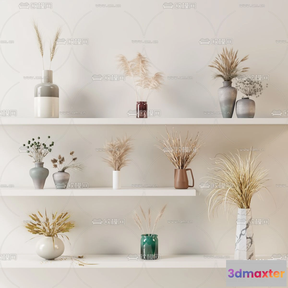 1163220 - WABI SABI STYLE 3D MODELS - DECOR SETS - 0069