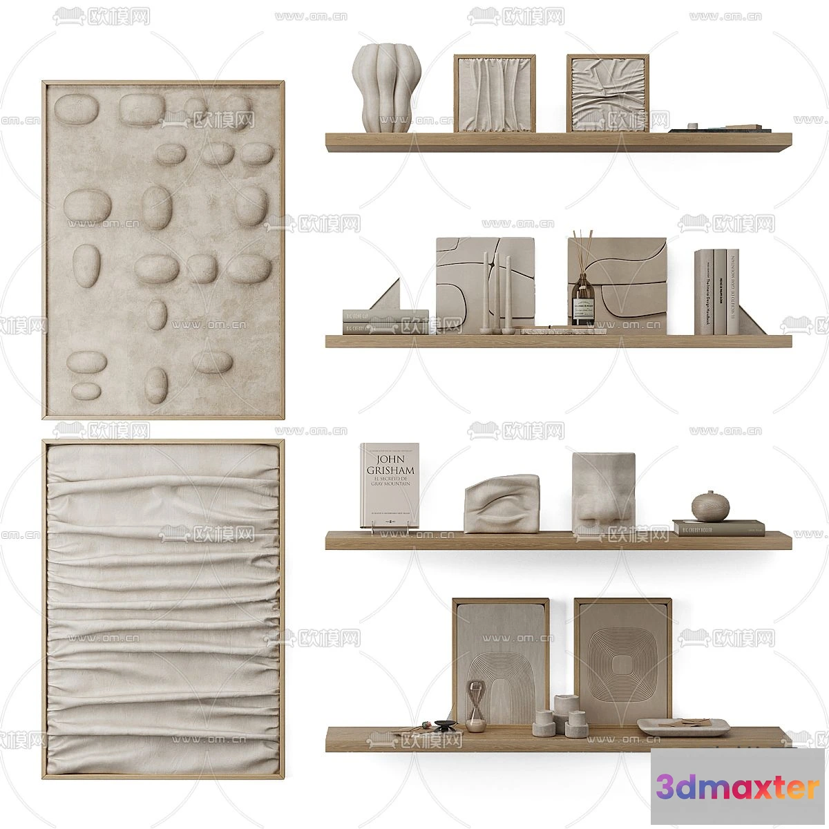 1163230 - WABI SABI STYLE 3D MODELS - DECOR SETS - 0074