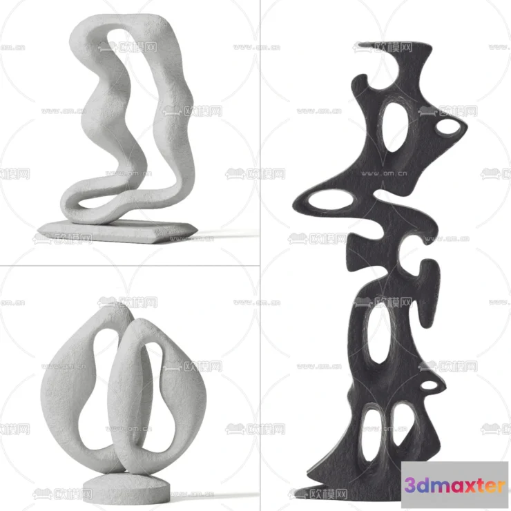 1163250 - WABI SABI STYLE 3D MODELS - DECOR SETS - 0084