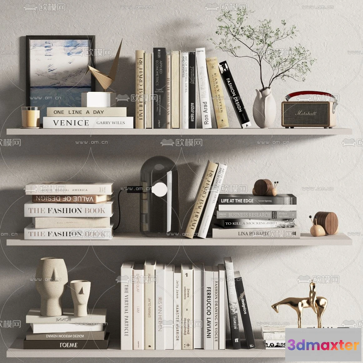 1163252 - WABI SABI STYLE 3D MODELS - DECOR SETS - 0085