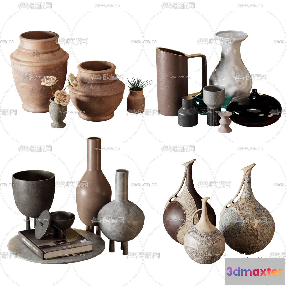 1163260 - WABI SABI STYLE 3D MODELS - DECOR SETS - 0089