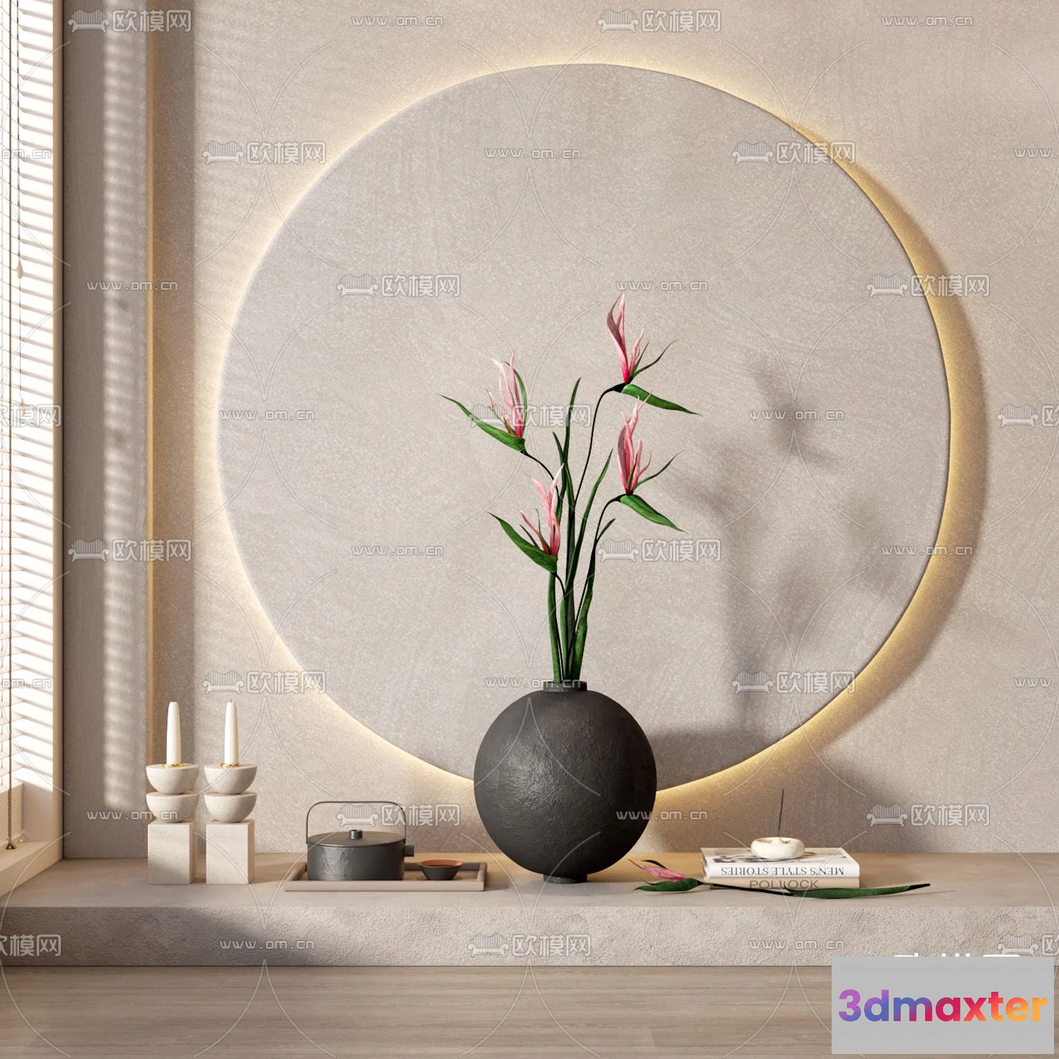 1163270 - WABI SABI STYLE 3D MODELS - DECOR SETS - 0094