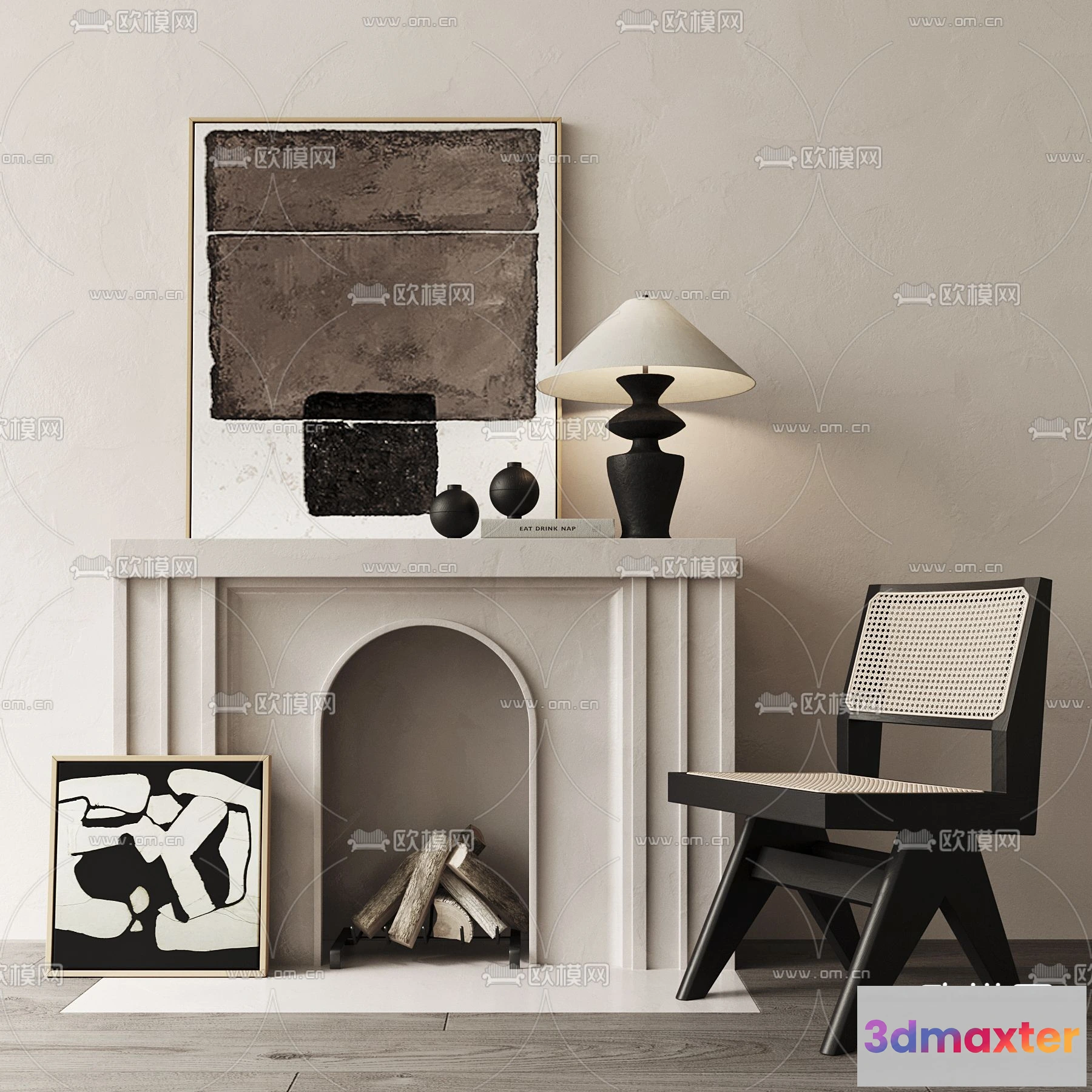 1163292 - WABI SABI STYLE 3D MODELS - DECOR SETS - 0105