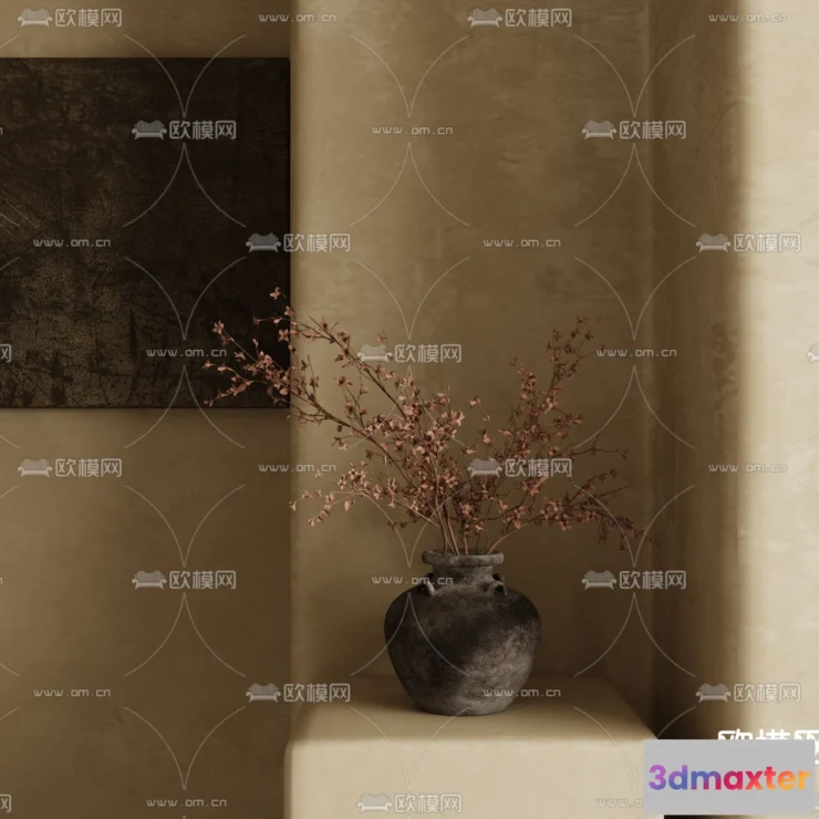 1163300 - WABI SABI STYLE 3D MODELS - DECOR SETS - 0109