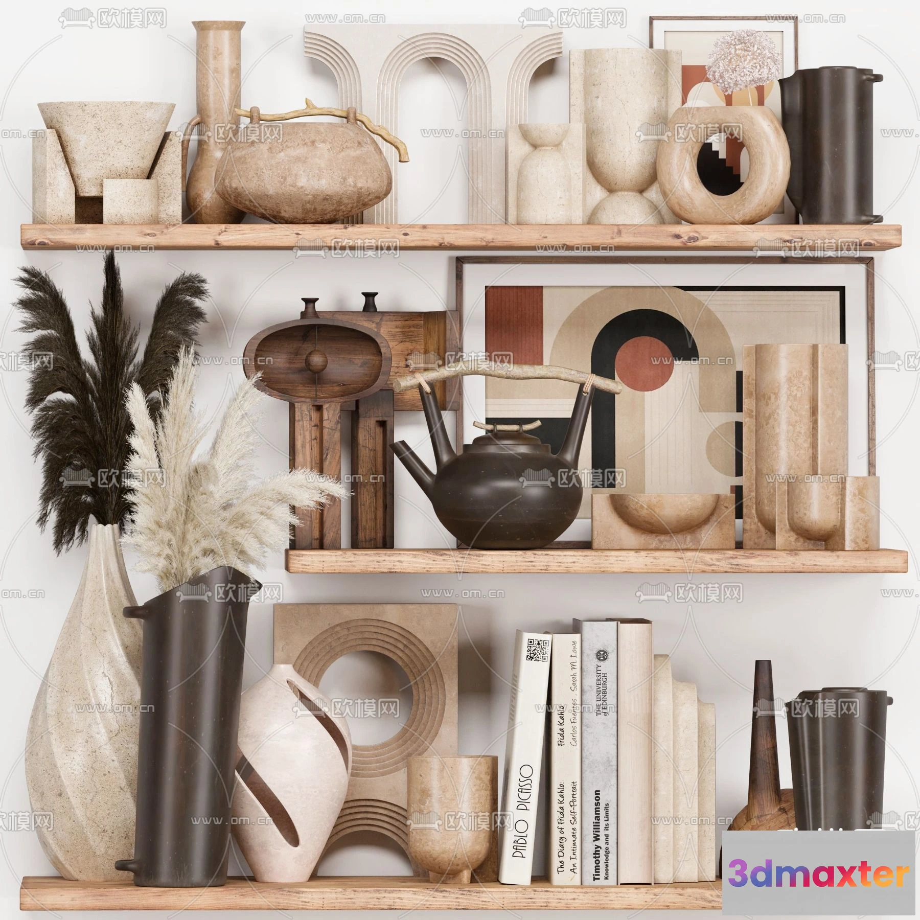 1163322 - WABI SABI STYLE 3D MODELS - DECOR SETS - 0120