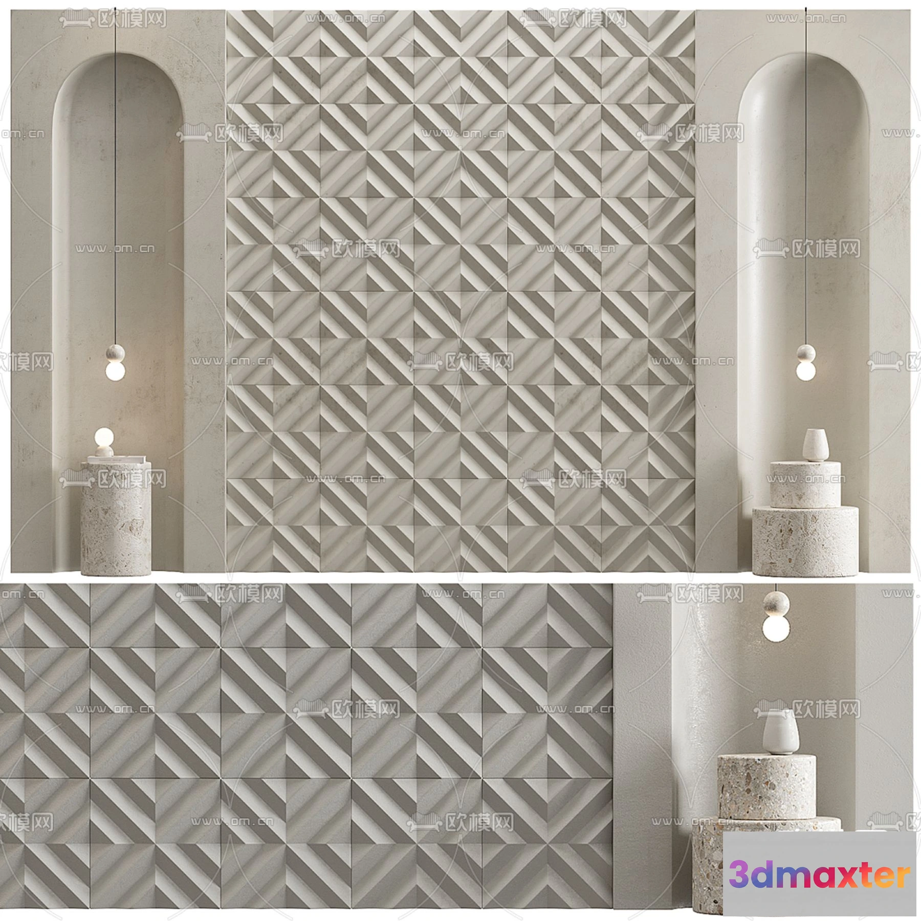 1163330 - WABI SABI STYLE 3D MODELS - DECOR SETS - 0124