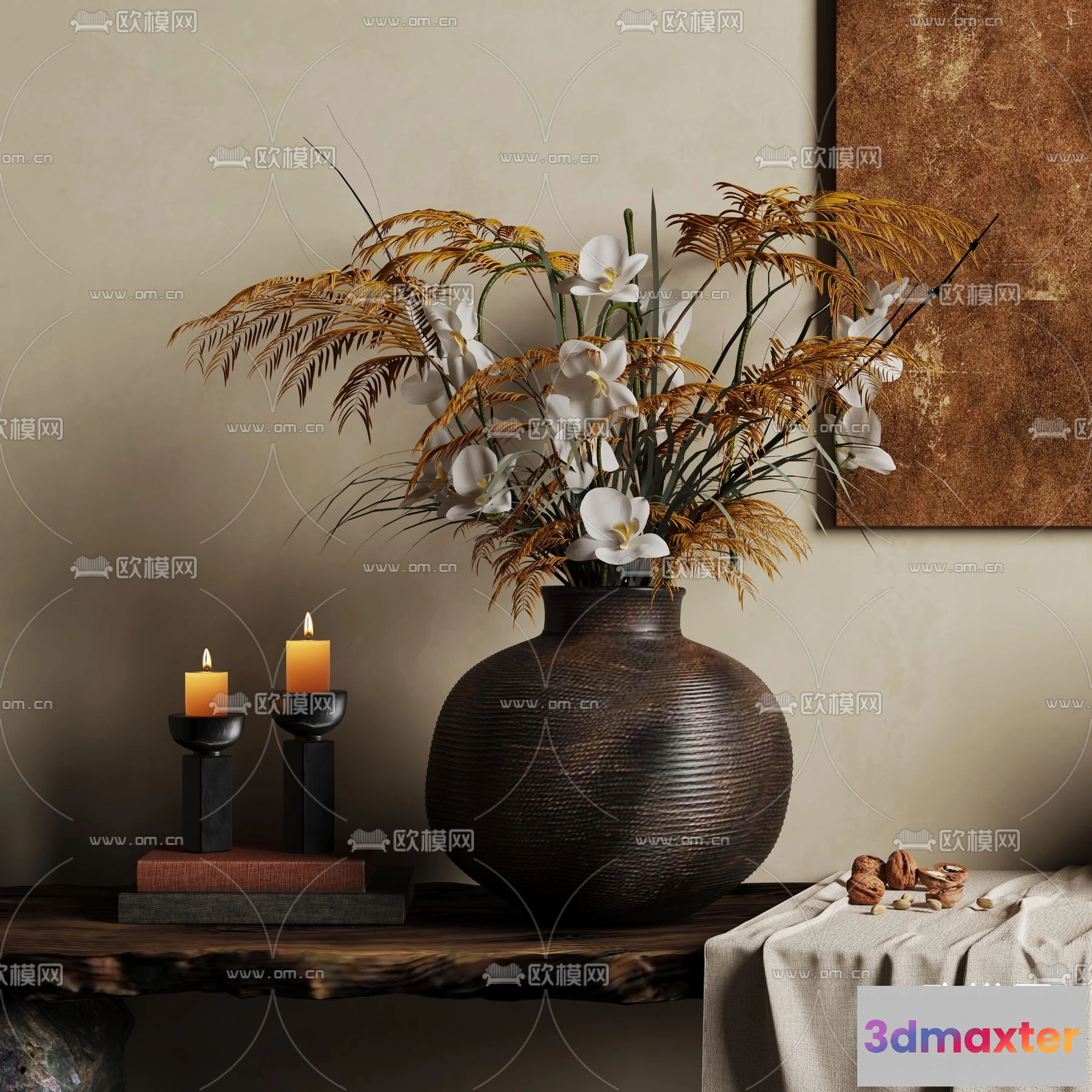 1163354 - WABI SABI STYLE 3D MODELS - DECOR SETS - 0136