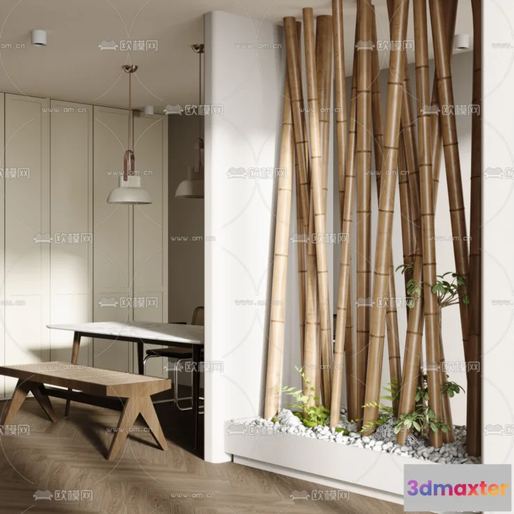 1163358 - WABI SABI STYLE 3D MODELS - DECOR SETS - 0138