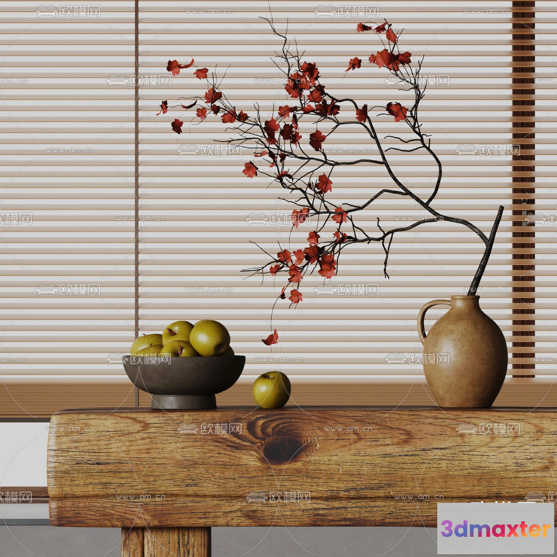 1163372 - WABI SABI STYLE 3D MODELS - DECOR SETS - 0145