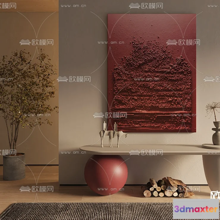 1163386 - WABI SABI STYLE 3D MODELS - DECOR SETS - 0152