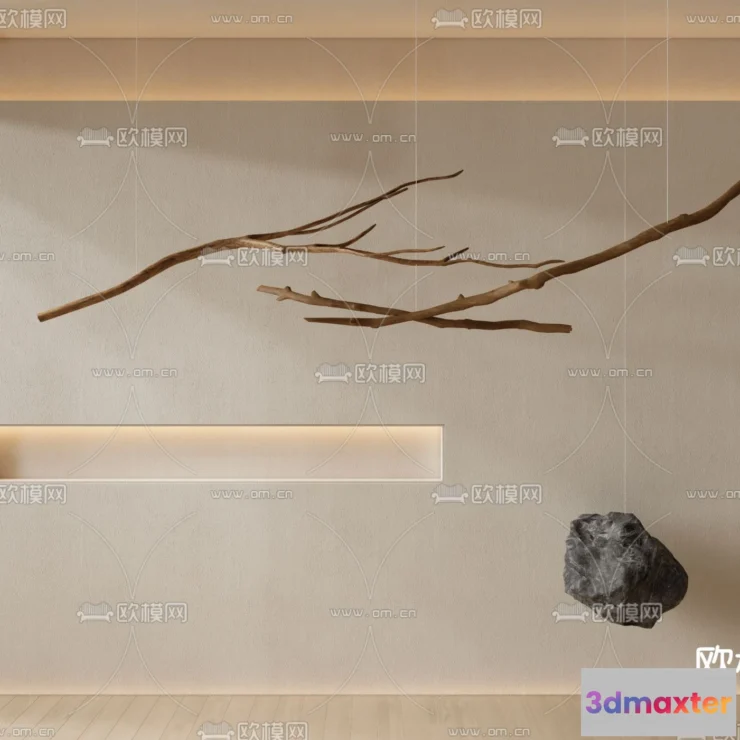 1163390 - WABI SABI STYLE 3D MODELS - DECOR SETS - 0154