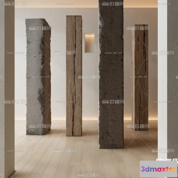 1163394 - WABI SABI STYLE 3D MODELS - DECOR SETS - 0156