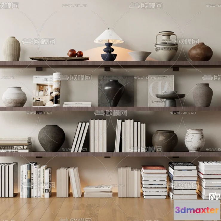 1163396 - WABI SABI STYLE 3D MODELS - DECOR SETS - 0157