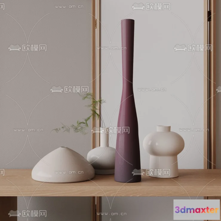 1163400 - WABI SABI STYLE 3D MODELS - DECOR SETS - 0159