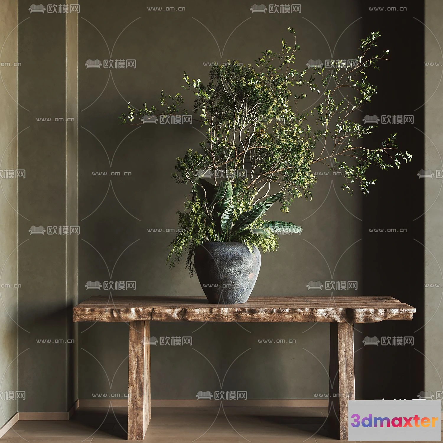 1163412 - WABI SABI STYLE 3D MODELS - DECOR SETS - 0165