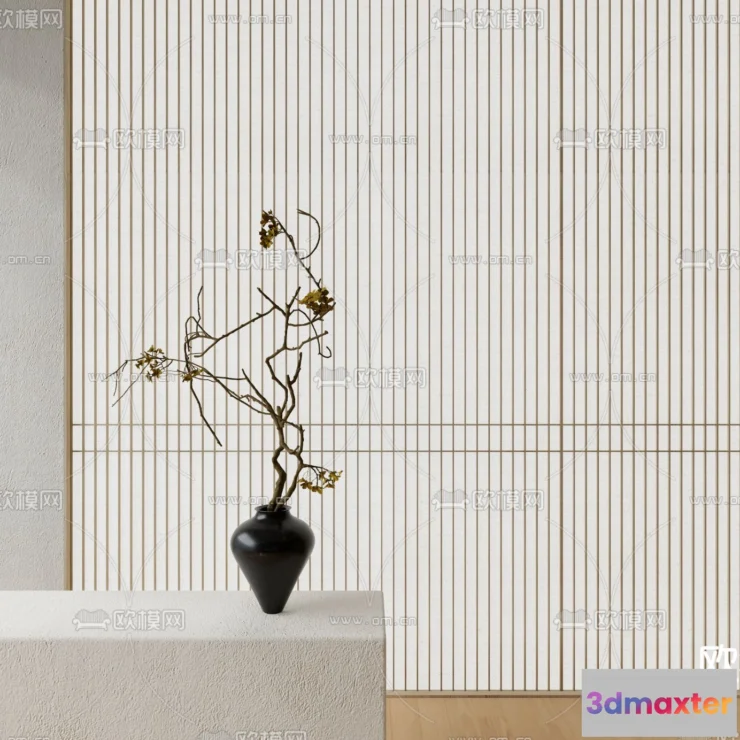 1163418 - WABI SABI STYLE 3D MODELS - DECOR SETS - 0168