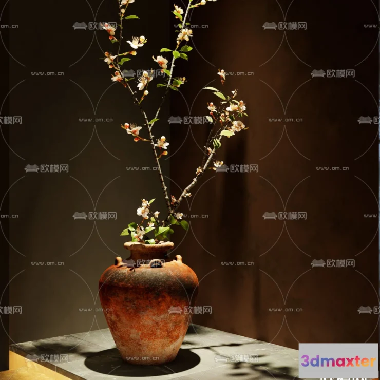 1163420 - WABI SABI STYLE 3D MODELS - DECOR SETS - 0169