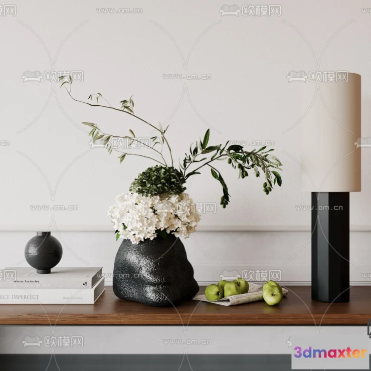 1163430 - WABI SABI STYLE 3D MODELS - DECOR SETS - 0174