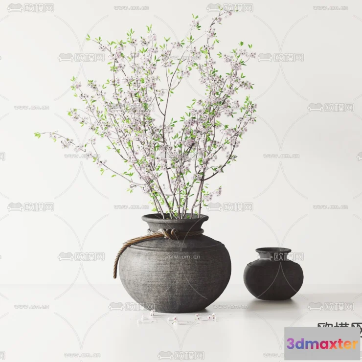1163472 - WABI SABI STYLE 3D MODELS - DECOR SETS - 0195