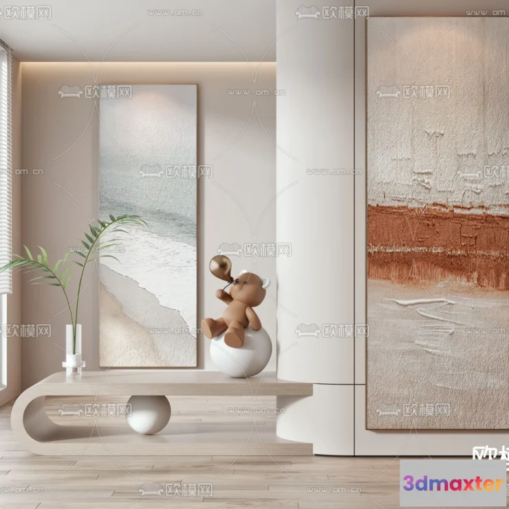 1163534 - WABI SABI STYLE 3D MODELS - DECOR SETS - 0226