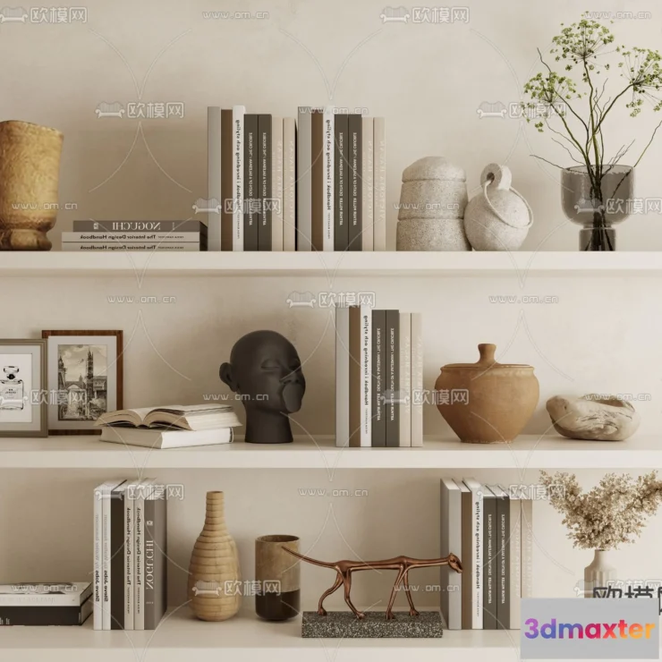 1163584 - WABI SABI STYLE 3D MODELS - DECOR SETS - 0251