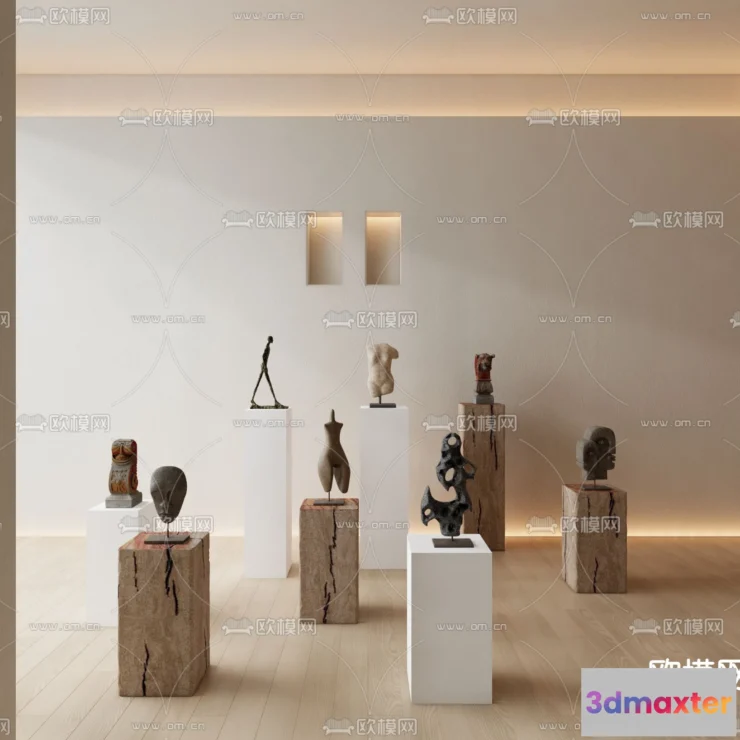 1163592 - WABI SABI STYLE 3D MODELS - DECOR SETS - 0255