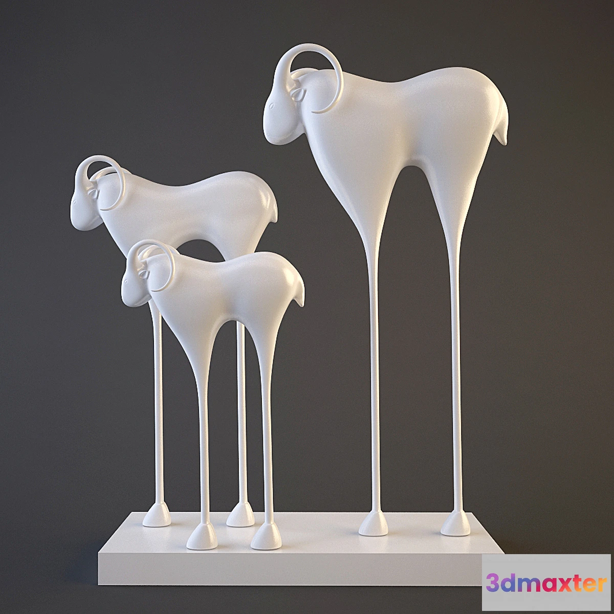 1268779 - clamping nuts 3D Max