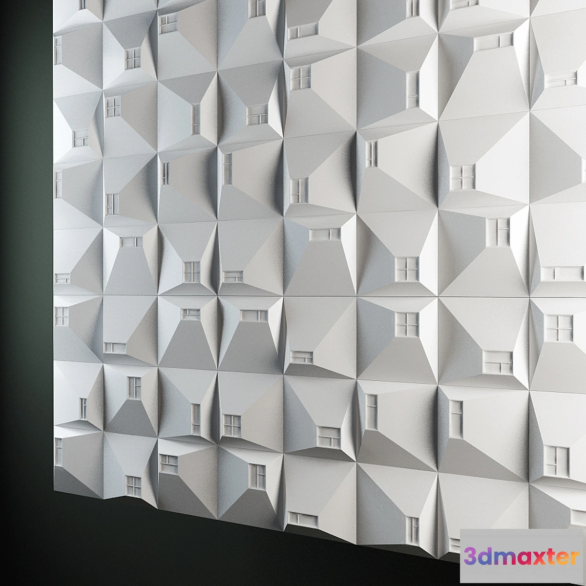 1268909 - 3d panel “Megapolis” 3D Max