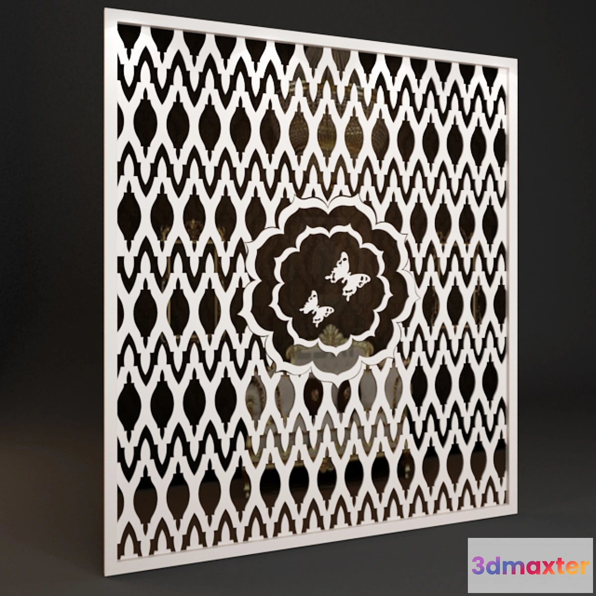 1268987 - Butterfly Wall Panel 3D Max