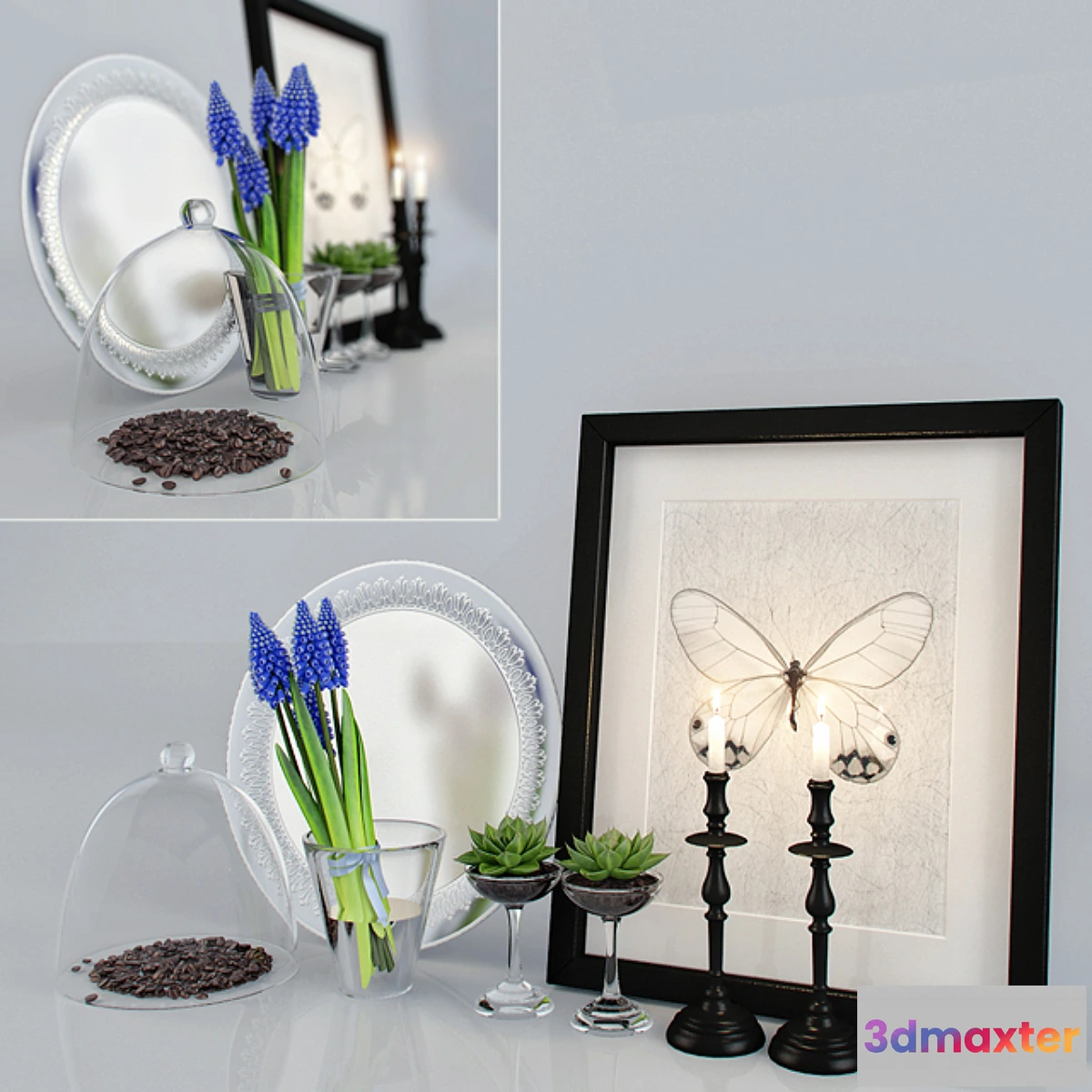1270113 - decorative set - No.3 3D Max
