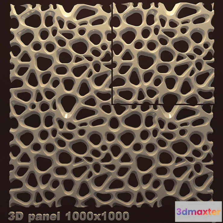 1270195 - 3d panel 3D Max