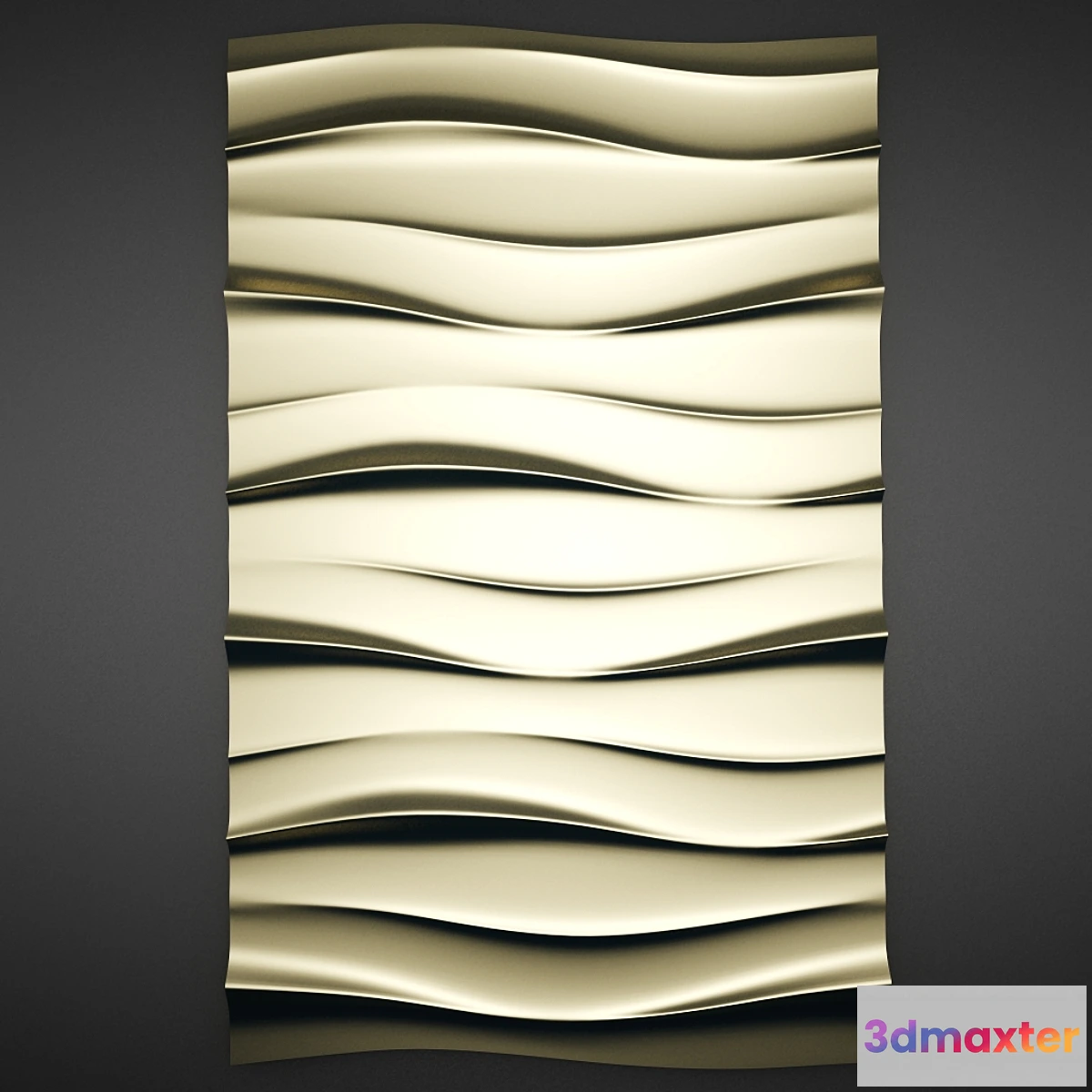 1270971 - Decorative panels TRIDENELI Aqua - No.2 3D Max