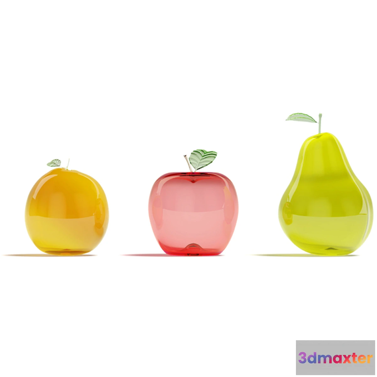 1271429 - Glass fruits - No.2 3D Max