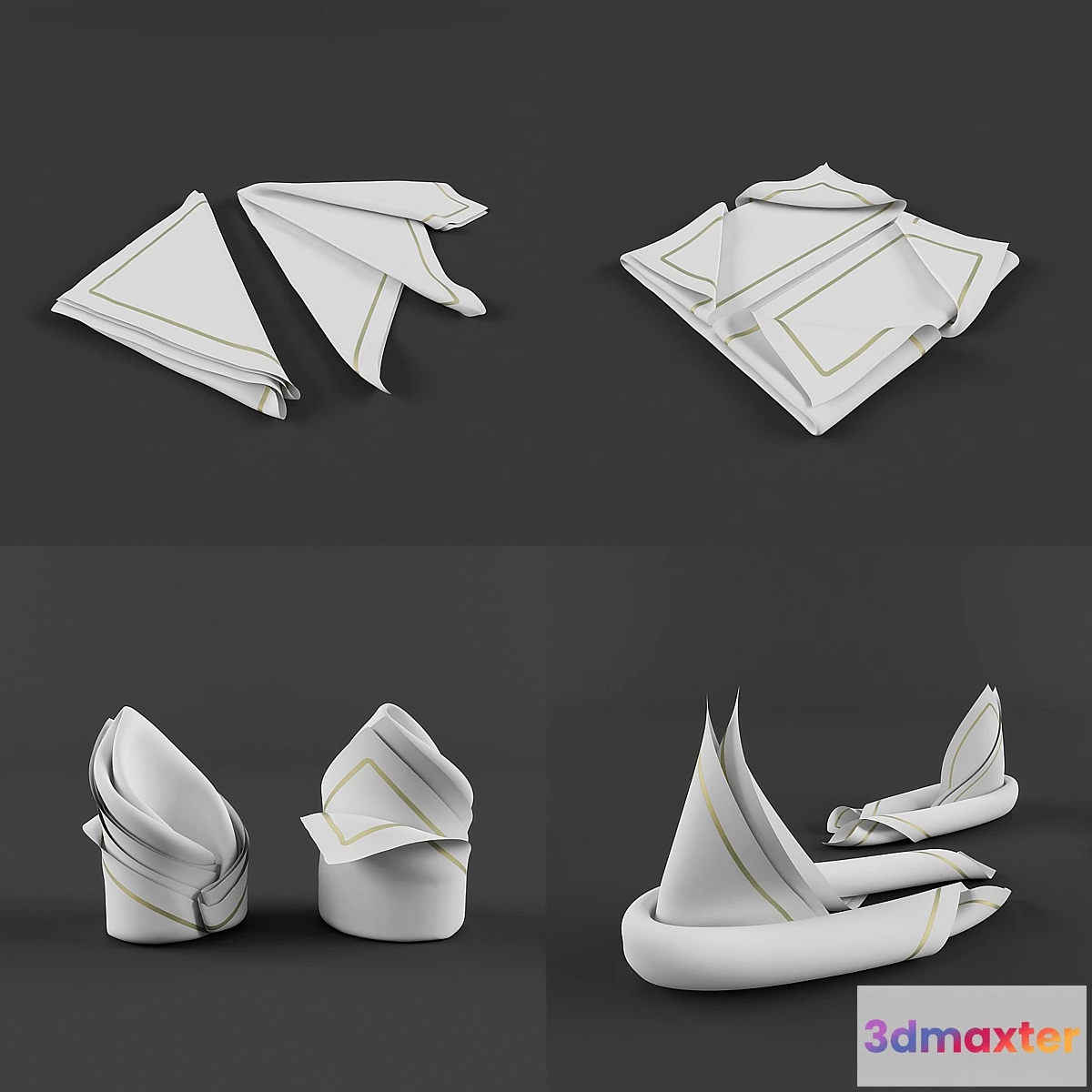 1271793 - Napkins 3D Max