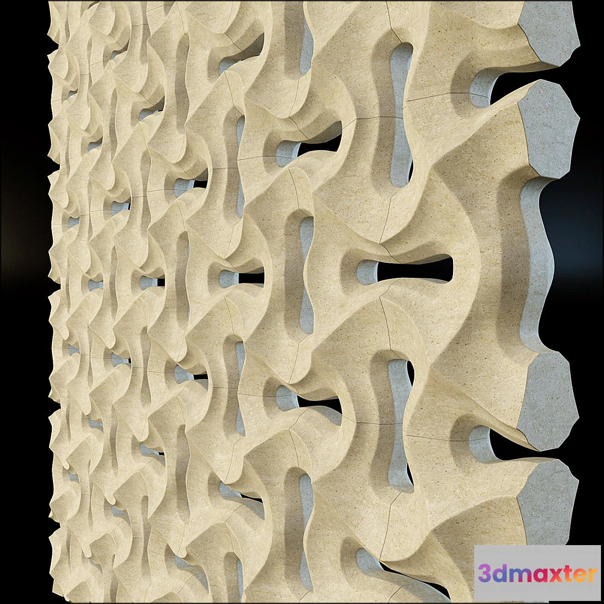 1272268 - LITHOS DESIGN _ MURI DI PIETRA 3D Max